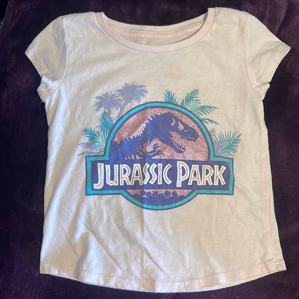 Jurassic Park Toddler 3T TShirt Pink